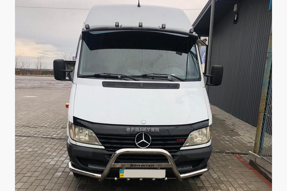 Mercedes Sprinter W901/902/903/904/905 1995–2006 Pare-buffle Exclusive (inox) Photo 2
