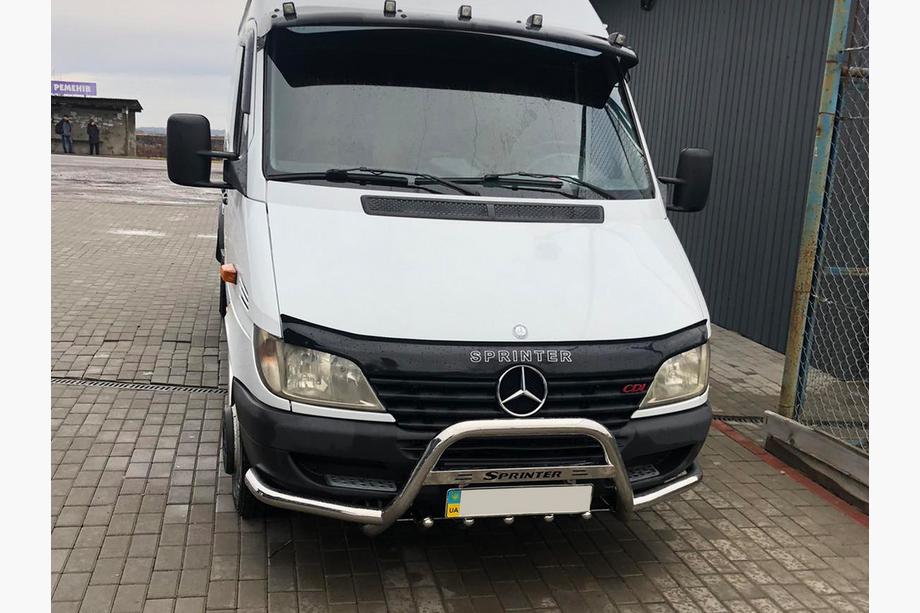 Mercedes Sprinter W901/902/903/904/905 1995–2006 Pare-buffle Exclusive (inox) Photo 1
