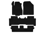 Acura MDX 2007-2013 Tapis de sol textile Classic (3 rangées, Noir) photo 1