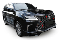 Lexus LX570/450d 2008-2022 Encadrement de calandre BlackEdition (pour TRD 2016+) photo 1