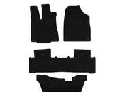Acura MDX 2013-2020 Tapis de sol textile Premium (3 rangées, Noir) photo 1