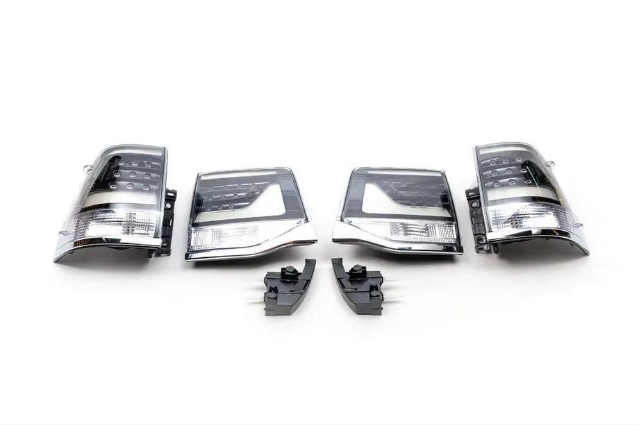 Toyota Land Cruiser 200 2007-2021 PROMO! Feux Arrière 2016+ (Executive Black) Exterieur Droit (Aile) Photo 2