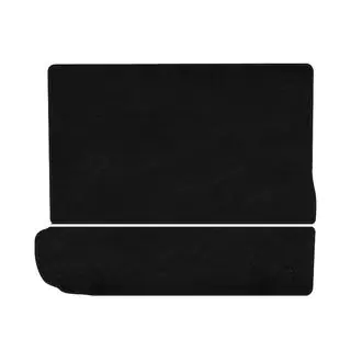 Tapis de coffre textile Premium (3e rangée rabattue, Noir)
