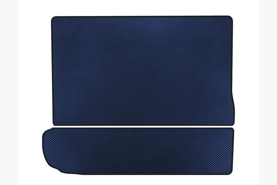 Citroen C-4 Picasso 2013–2022 Tapis de coffre EVA (3e rangée rabattue, Bleu) Photo 1