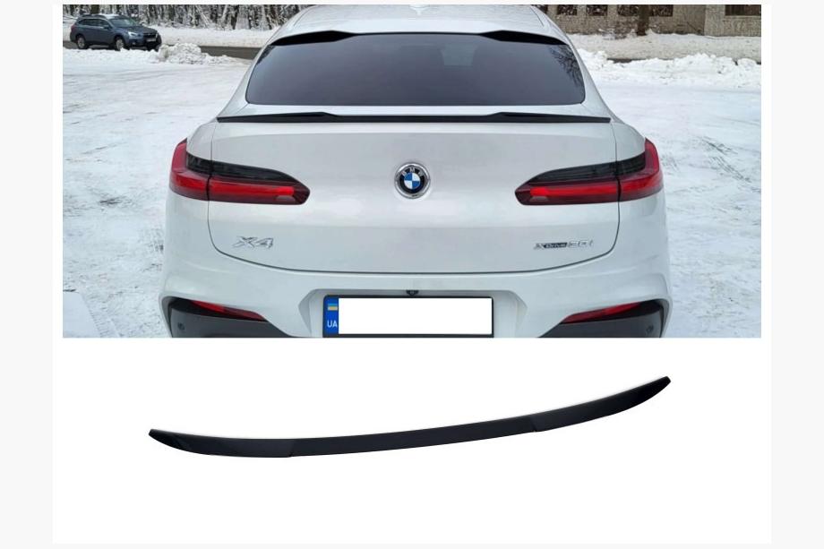 BMW X4 G02 2018- Aileron de coffre X4M-Style (Noir Brillant, Plastique ABS) Image