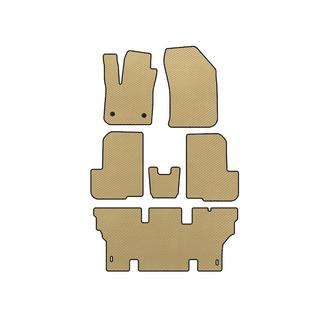 Tapis de sol EVA (3 Rangées, 7 Places, Beige) Dacia Lodgy 2012-2022