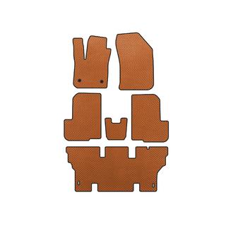 Tapis de sol EVA (3 Rangées, 7 Places, Orange) Dacia Lodgy 2012-2022