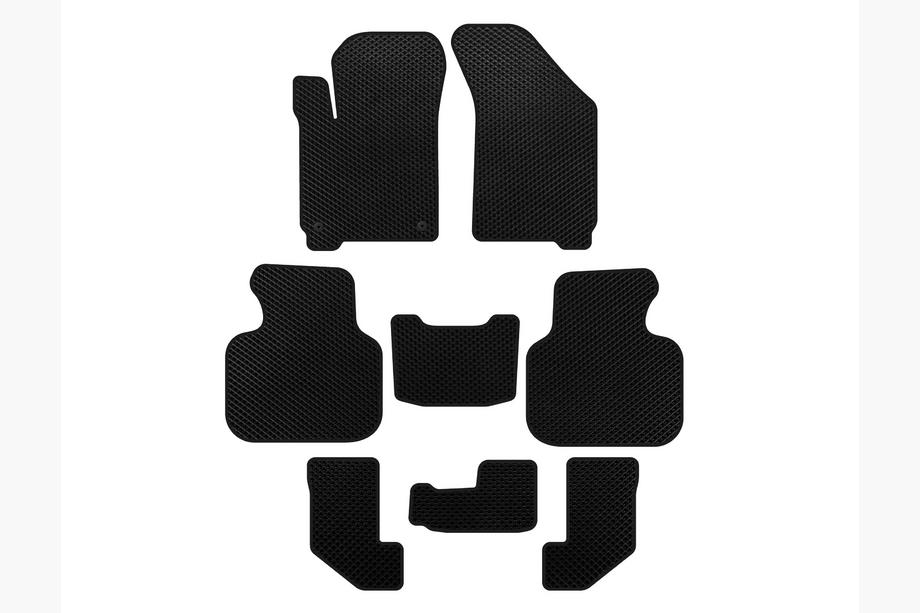 Dodge Journey 2008-2020 Tapis de sol EVA (2008-2011, 3 Rangées, Noir) Image