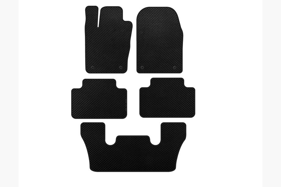 Dodge Durango 2010- Tapis de sol EVA (3 Rangées, Noir) Image