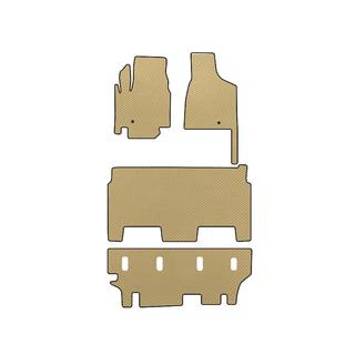 Tapis de sol EVA (2008-2020, 3 rangées, 8 places/Finition SXT, Beige) Dodge Grand Caravan V 2008-2020