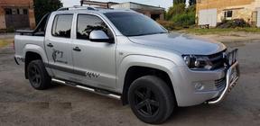 Volkswagen Amarok 2010-2022 Barres Latérales (2 pcs, Inox) photo 12