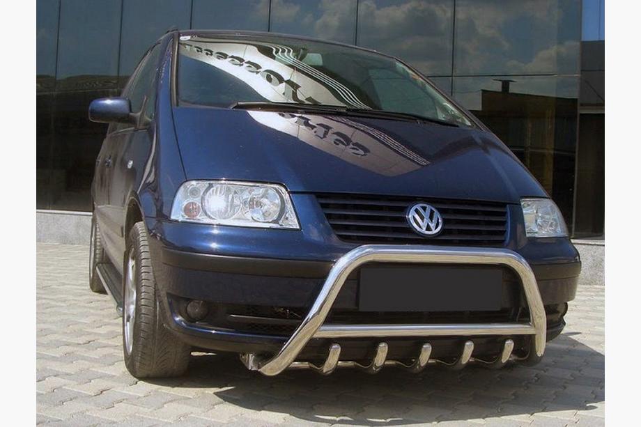 Volkswagen Sharan 1995-2010 Pare-buffle WT003 (Inox) Image
