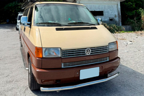 Volkswagen T4 Transporter 1990-2003 Protection Avant ST008 (Inox) photo 5