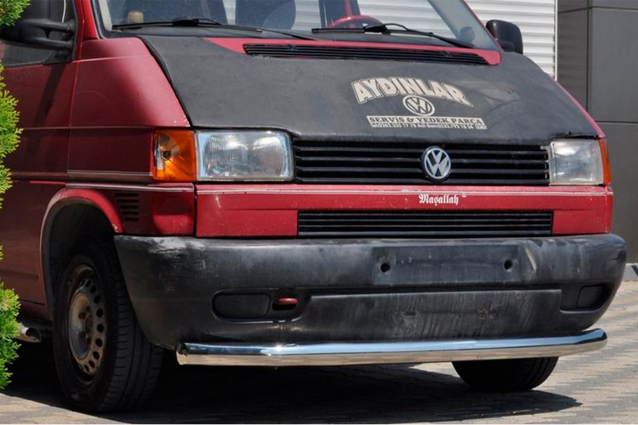 Volkswagen T4 Transporter 1990-2003 Protection Avant ST008 (Inox) 51mm Photo 2