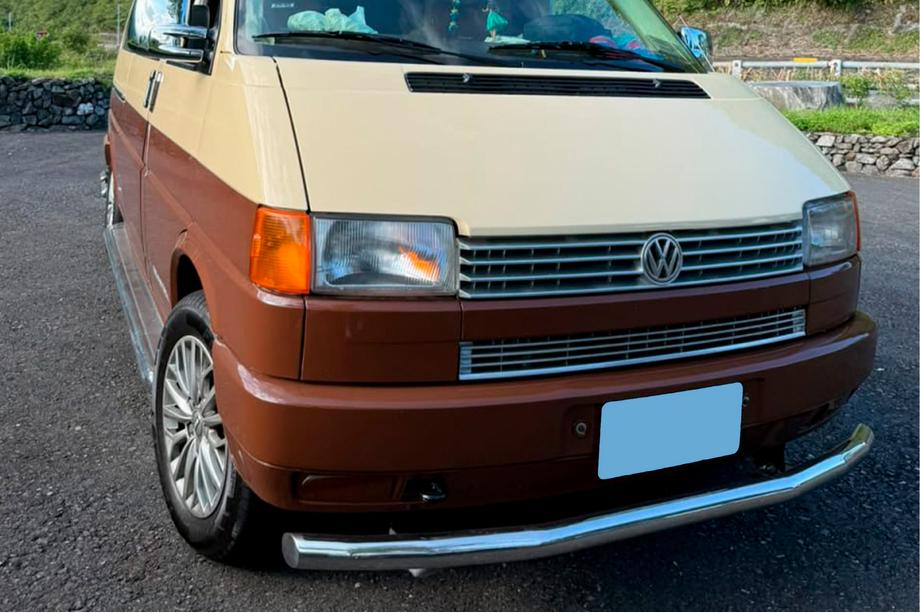 Volkswagen T4 Transporter 1990-2003 Protection Avant ST008 (Inox) 51mm Photo 4