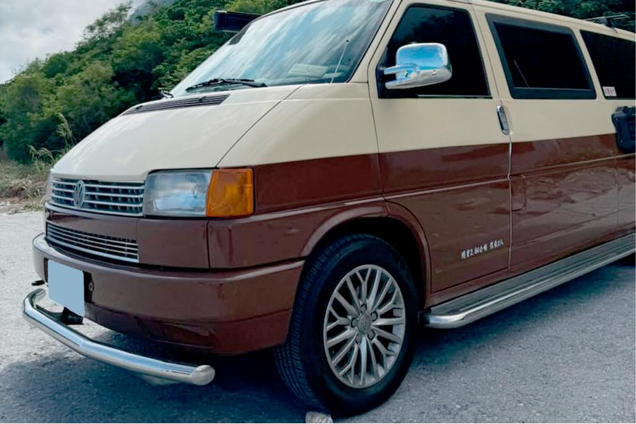 Volkswagen T4 Transporter 1990-2003 Protection Avant ST008 (Inox) 51mm Photo 6