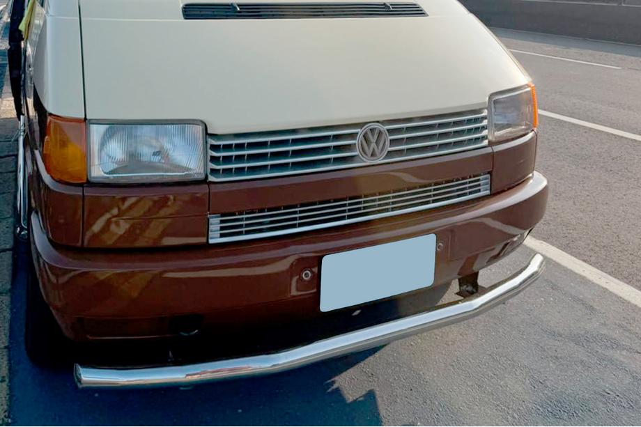 Volkswagen T4 Transporter 1990-2003 Protection Avant ST008 (Inox) 51mm Photo 8
