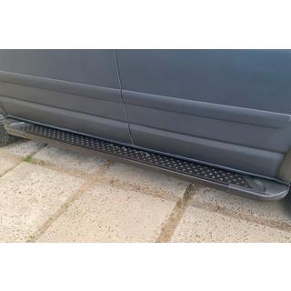 Marchepieds latéraux type X5 noir (2 pcs, aluminium) Volkswagen T5 Caravelle 2004-2010 photo 3