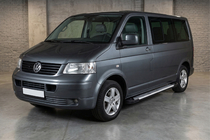 Volkswagen T5 Transporter 2003-2010 Marchepieds Line (2 pcs, Aluminium) Empattement Court photo 1