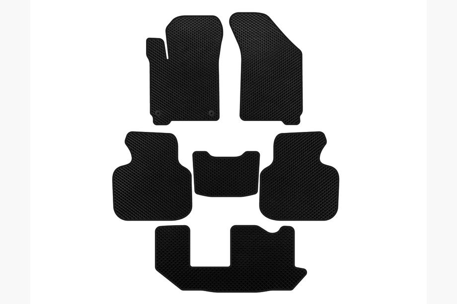 Dodge Journey 2008-2020 Tapis de sol EVA (2011-2020, 3 rangées, 7 places, Noir) Image