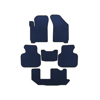 Tapis de sol EVA (2011-2020, 3 rangées, 7 places, Bleu) Dodge Journey 2008-2020