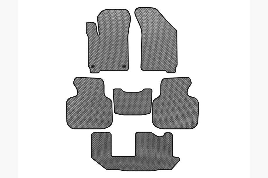Dodge Journey 2008-2020 Tapis de sol EVA (2011-2020, 3 rangées, 7 places, Gris) Image