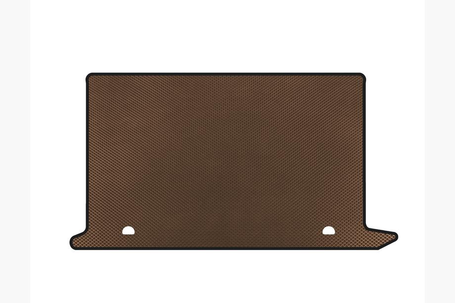 Fiat Doblo II 2010-2022 Tapis de coffre v2 (Marron) Photo 1