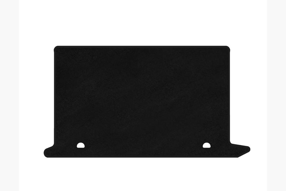 Fiat Doblo II 2010-2022 Tapis de coffre textile Classic v2 (Noir) Image