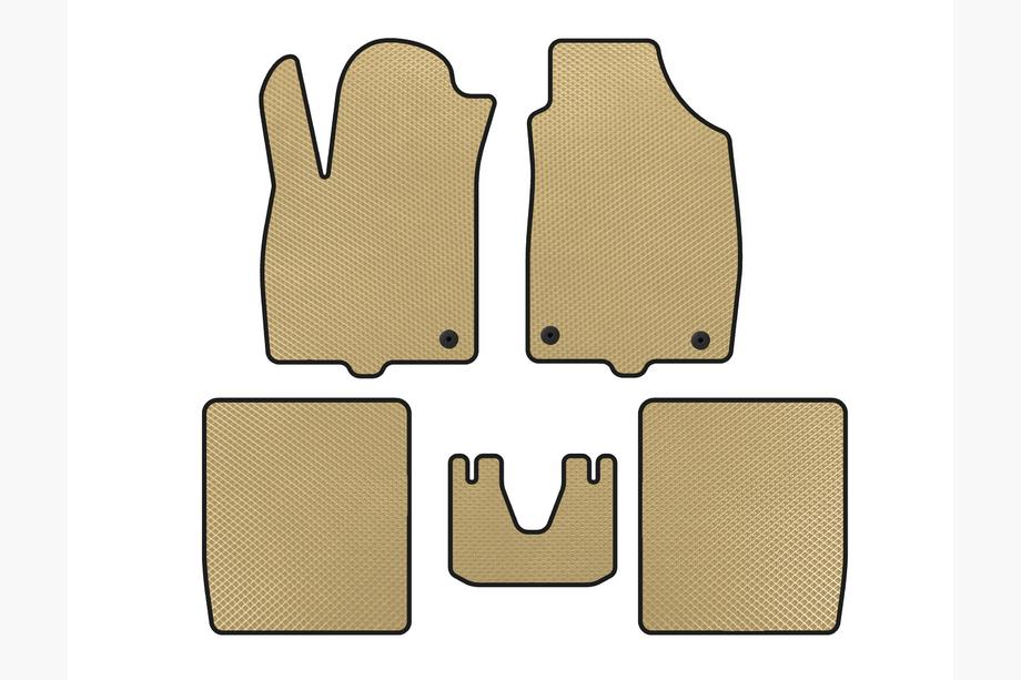 Fiat Panda 2003-2011 Tapis de sol EVA (Beige) Image
