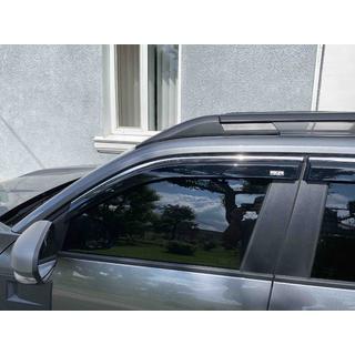 Déflecteurs de vitres avec moulure chromée (4 pcs, Niken) photo 4
