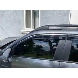 Déflecteurs de vitres avec moulure chromée (4 pcs, Niken) photo 4