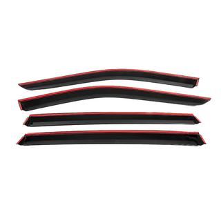 Déflecteurs de vitres avec moulure chromée (4 pcs, Niken) Skywell ET5/Skyworth EV6 2021- photo 4