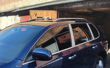 Porsche Cayenne 2003–2010 Barres de toit Skyport (argent) photo 4