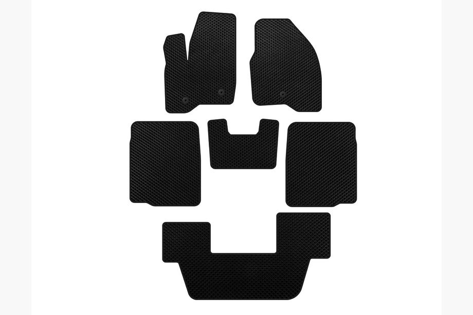 Ford Explorer 2011-2019 Tapis de sol EVA (3 Rangées, 2011-2015, Noir) Image