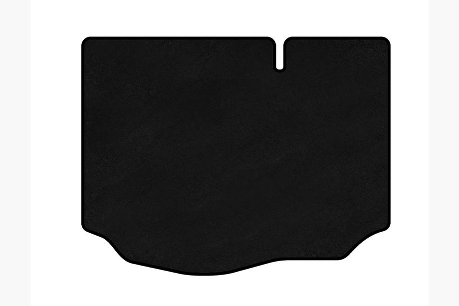Ford Fiesta 2017- Tapis de coffre textile Premium v1 (Noir) Photo 1