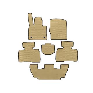 Tapis de sol EVA (3 Rangées, 7 Places, Beige)
