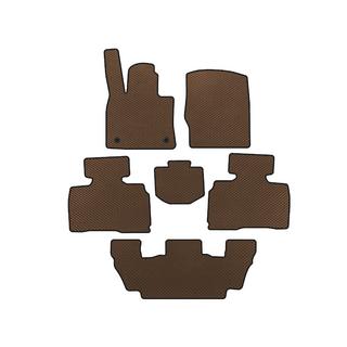 Tapis de sol EVA (3 Rangées, 7 Places, Marron)