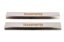 Volkswagen T5 Transporter 2003-2010 Seuils de porte inox Carmos V1 (2 pcs) photo 2