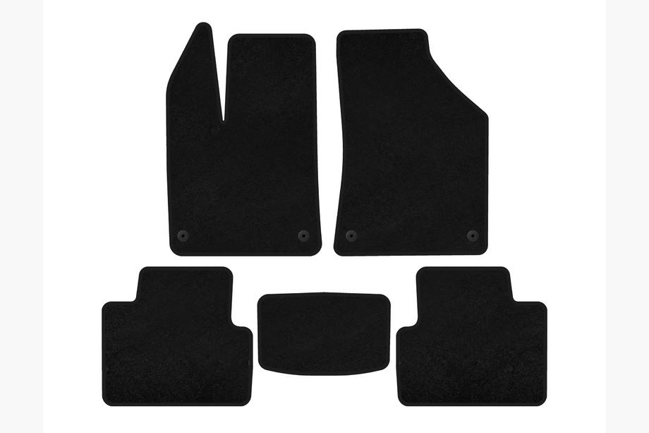 Chrysler 200 I 2010-2014 Tapis de sol textile Premium (Noir) Image