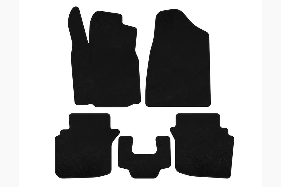 Chrysler Sebring II 2001-2006 Tapis de sol textile Premium (2004-2006, Noir) Image