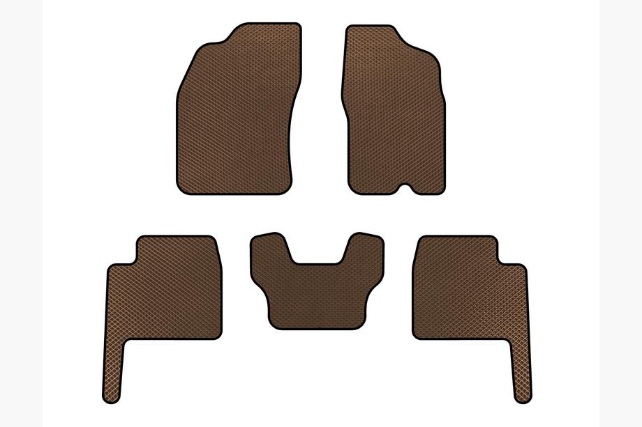 Dodge Durango 2004-2009 Tapis de sol EVA (Marron) Image