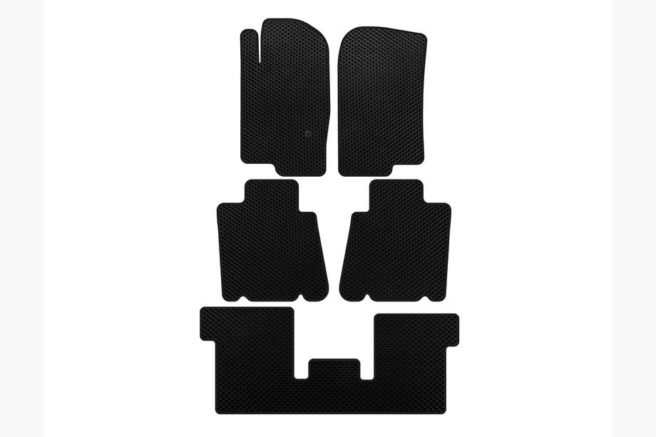 Ford Explorer 2001-2005 Tapis de sol EVA (3 Rangées, Noir) Image