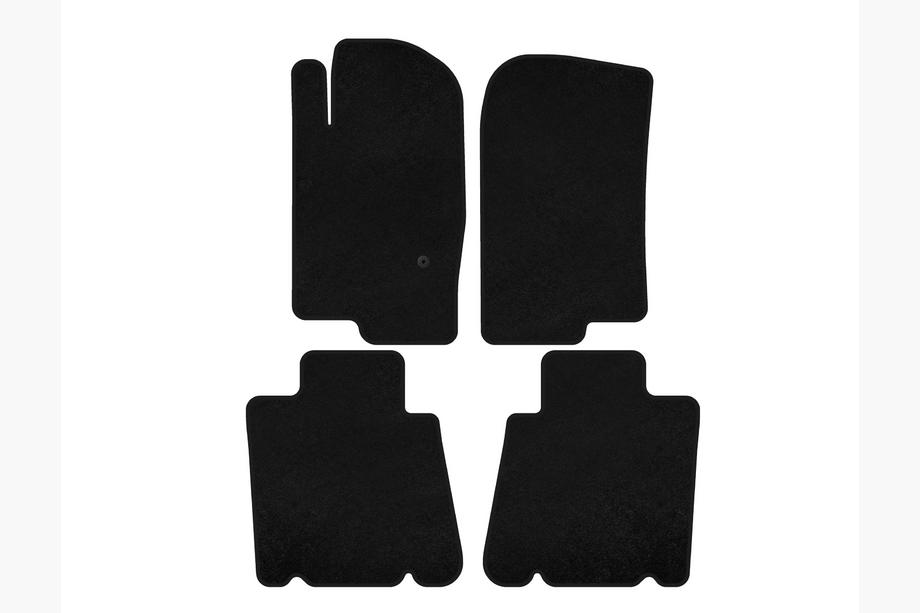 Ford Explorer 2001-2005 Tapis de sol textile Classic (2 rangées, Noir) Image