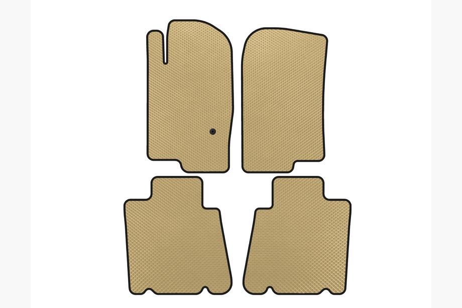 Ford Explorer 2001-2005 Tapis de sol EVA (2 Rangées, Beige) Photo 1