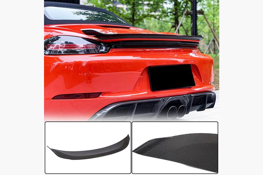 Porsche Boxster/Cayman 982 (718) 2016- Spoiler V2 (pour Boxster, Carbone) Image