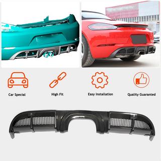 Diffuseur arrière de pare-chocs V1 (2016-2019, Carbone) Porsche Boxster/Cayman 982 (718) 2016- photo 2