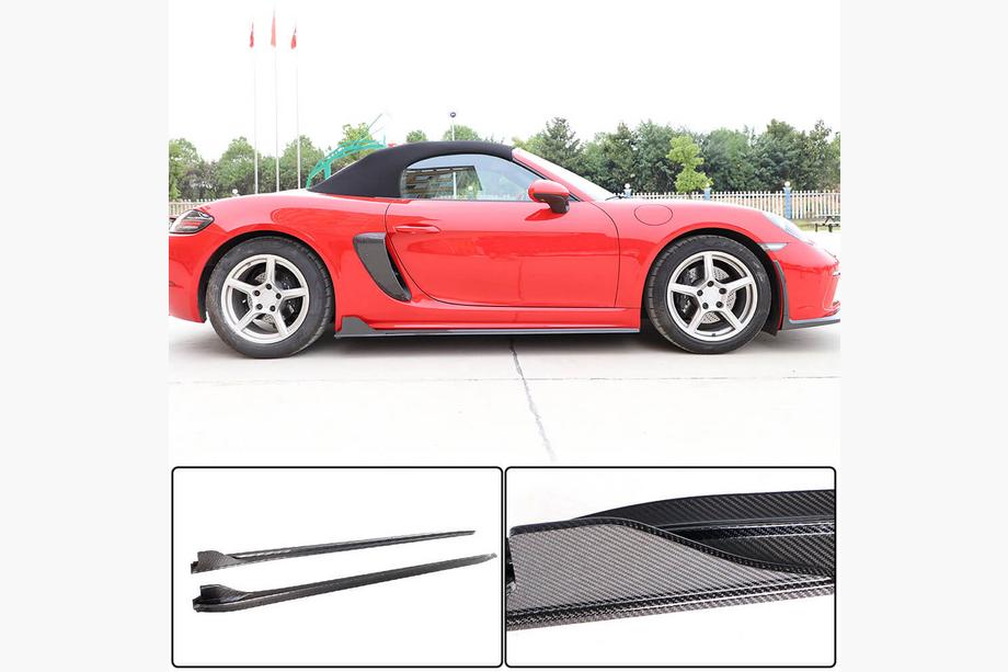 Porsche Boxster/Cayman 982 (718) 2016- Bas de Caisse V1 (2016-2019, Carbone) Image