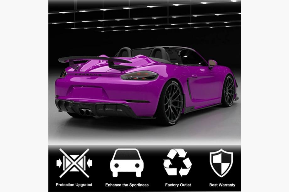 Porsche Boxster/Cayman 982 (718) 2016- Bas de Caisse V2 (2016-2019, Carbone) Photo 2