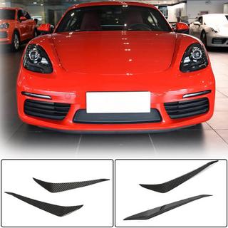 Lame de pare-chocs avant (Carbone) Porsche Boxster/Cayman 982 (718) 2016- photo 1