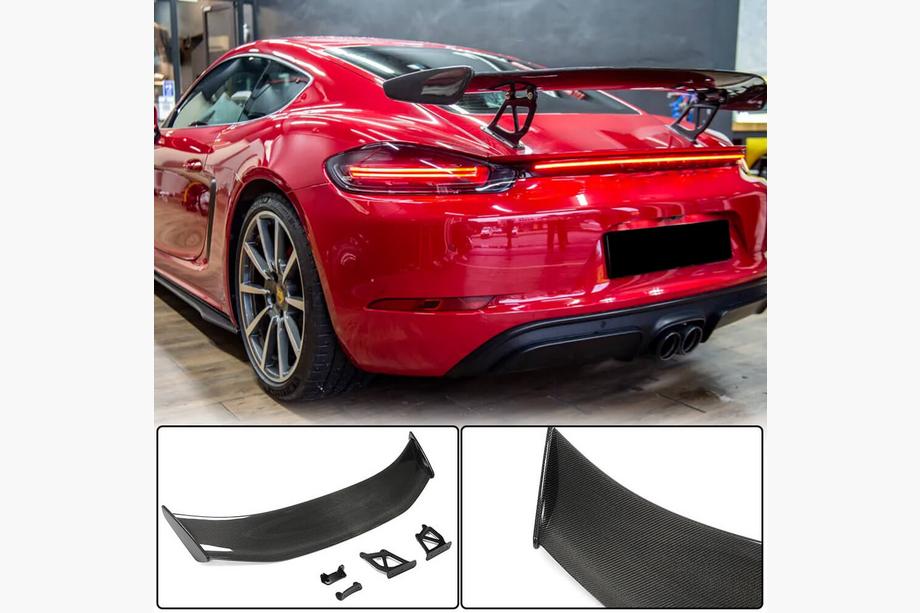 Porsche Boxster/Cayman 982 (718) 2016- Spoiler (pour GT4 Coupe, Carbone) Image